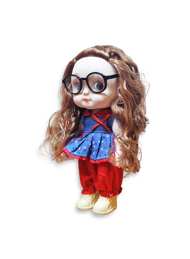 Kids Singing Doll with Light Up Ramadan Lantern, Fashionable Girl Toy with Attractive Clothes, Musical Doll for Role Playing and Creative Imaginative Play, Ideal Gift for Boys and Girls - Image 2